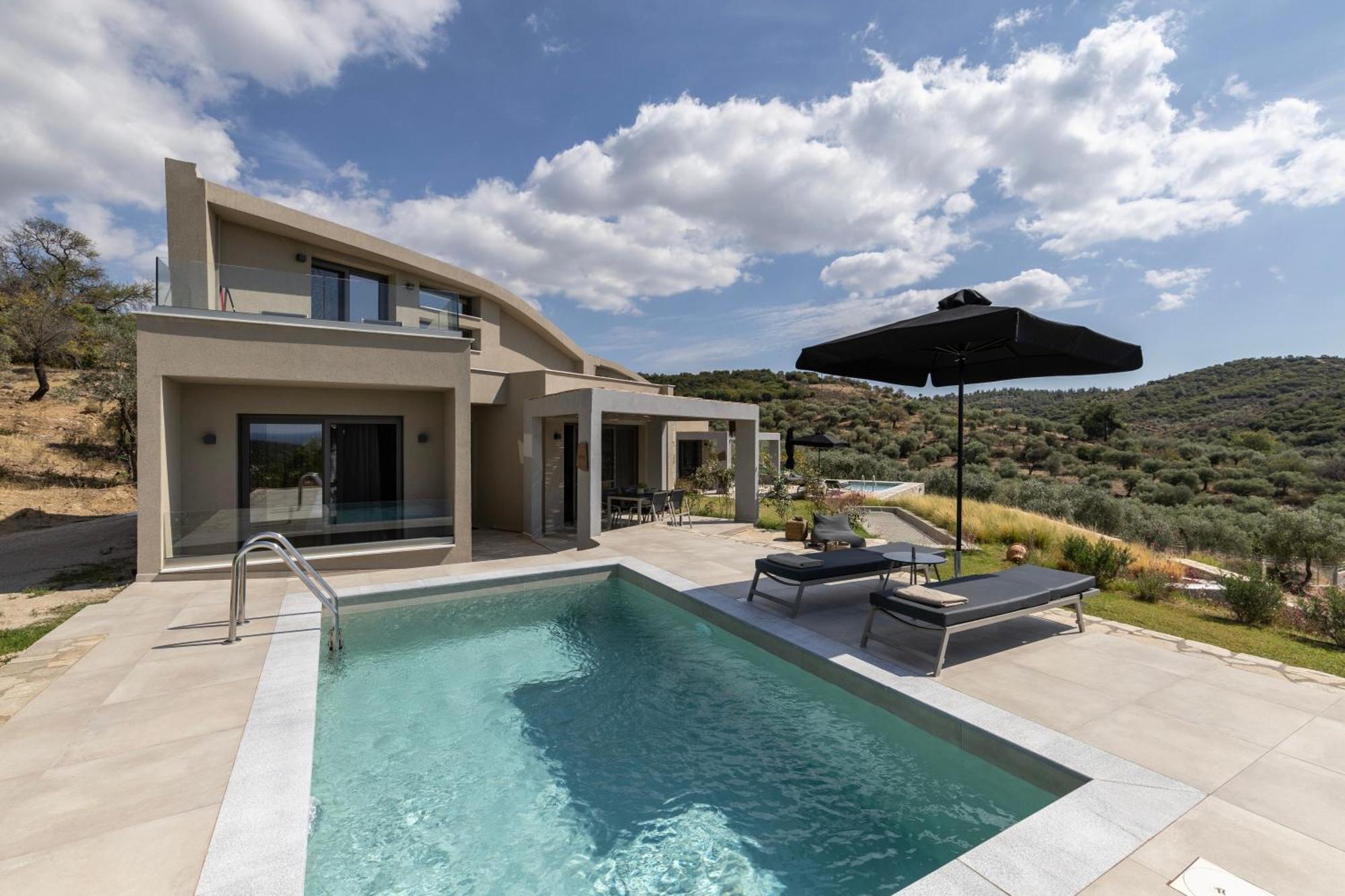 Fari Stone Villas Skála Marión Kültér fotó