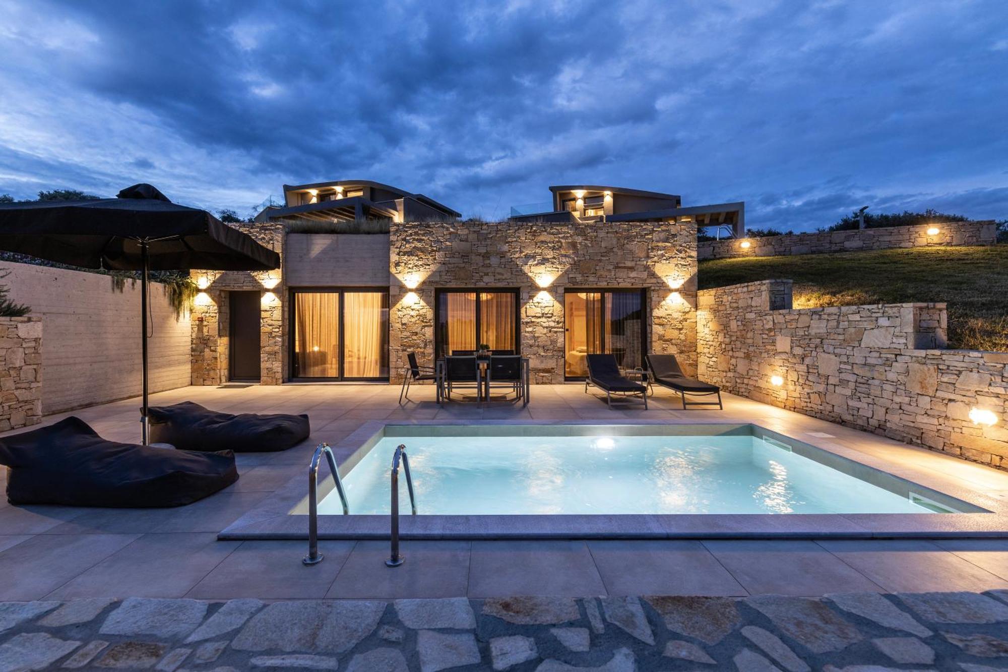 Fari Stone Villas Skála Marión Kültér fotó