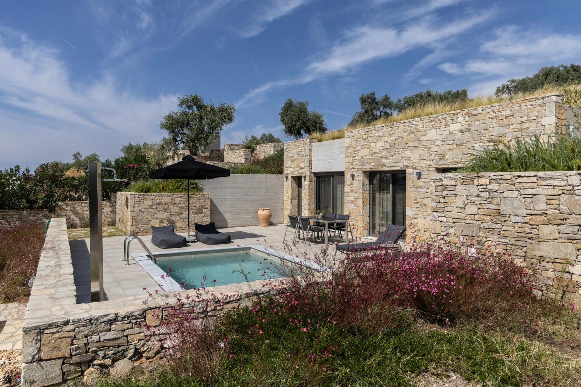 Fari Stone Villas Skála Marión Kültér fotó