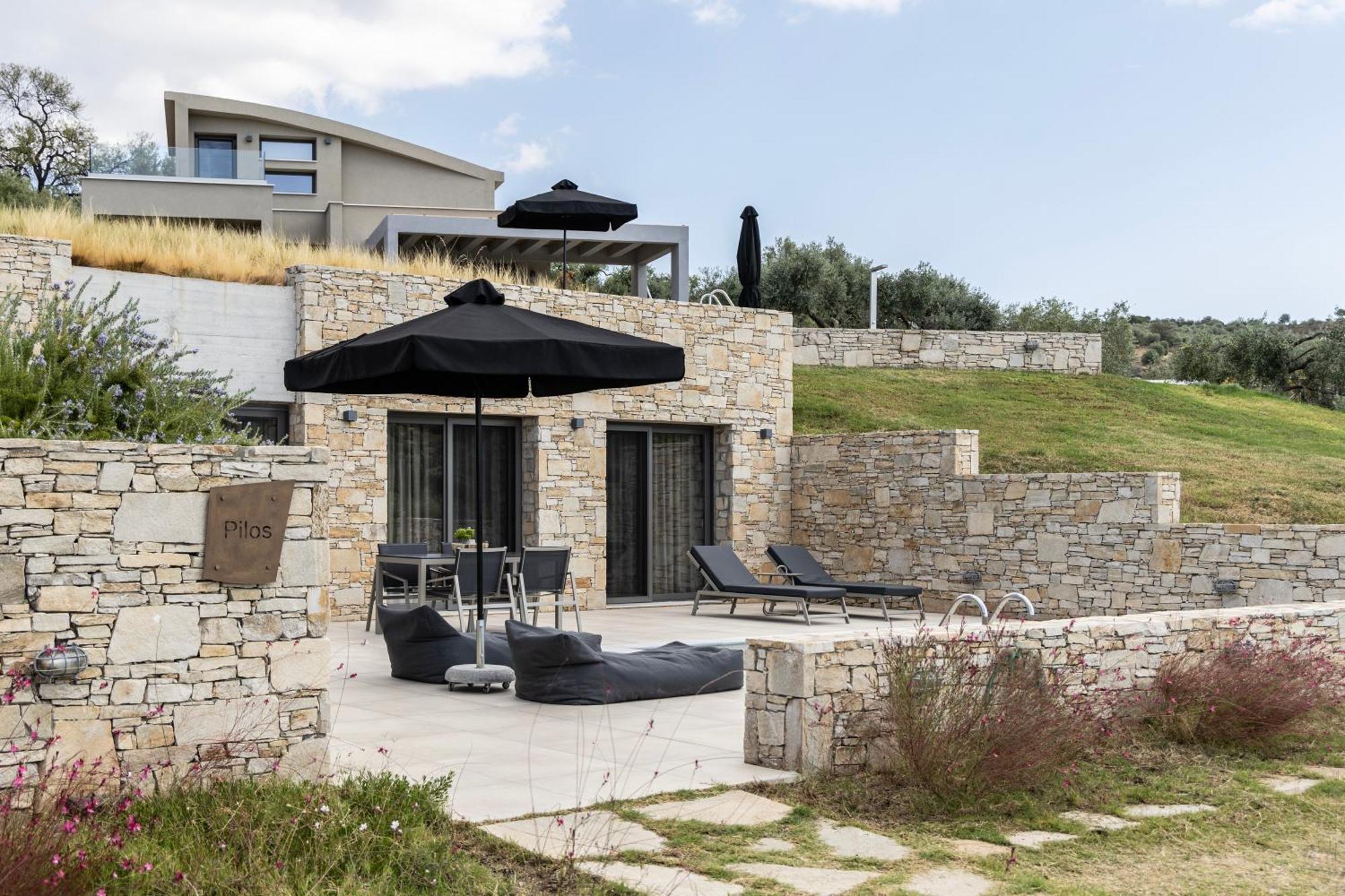 Fari Stone Villas Skála Marión Kültér fotó