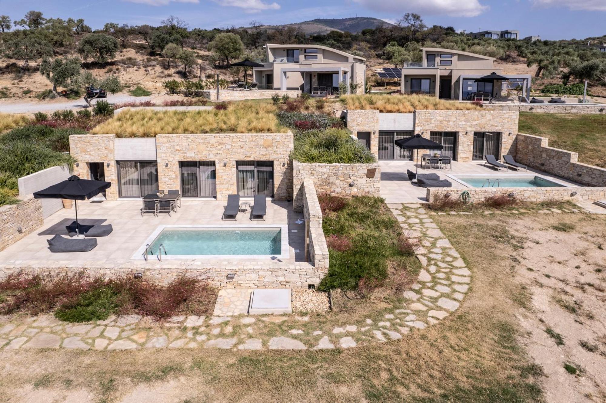 Fari Stone Villas Skála Marión Kültér fotó
